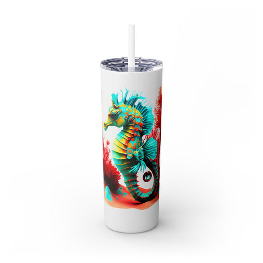 Skinny Tumbler with Straw, 20oz