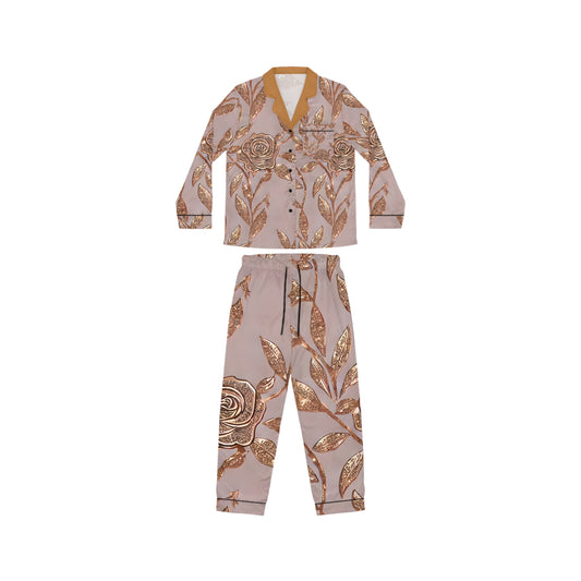 Women's Satin Pajamas (AOP)