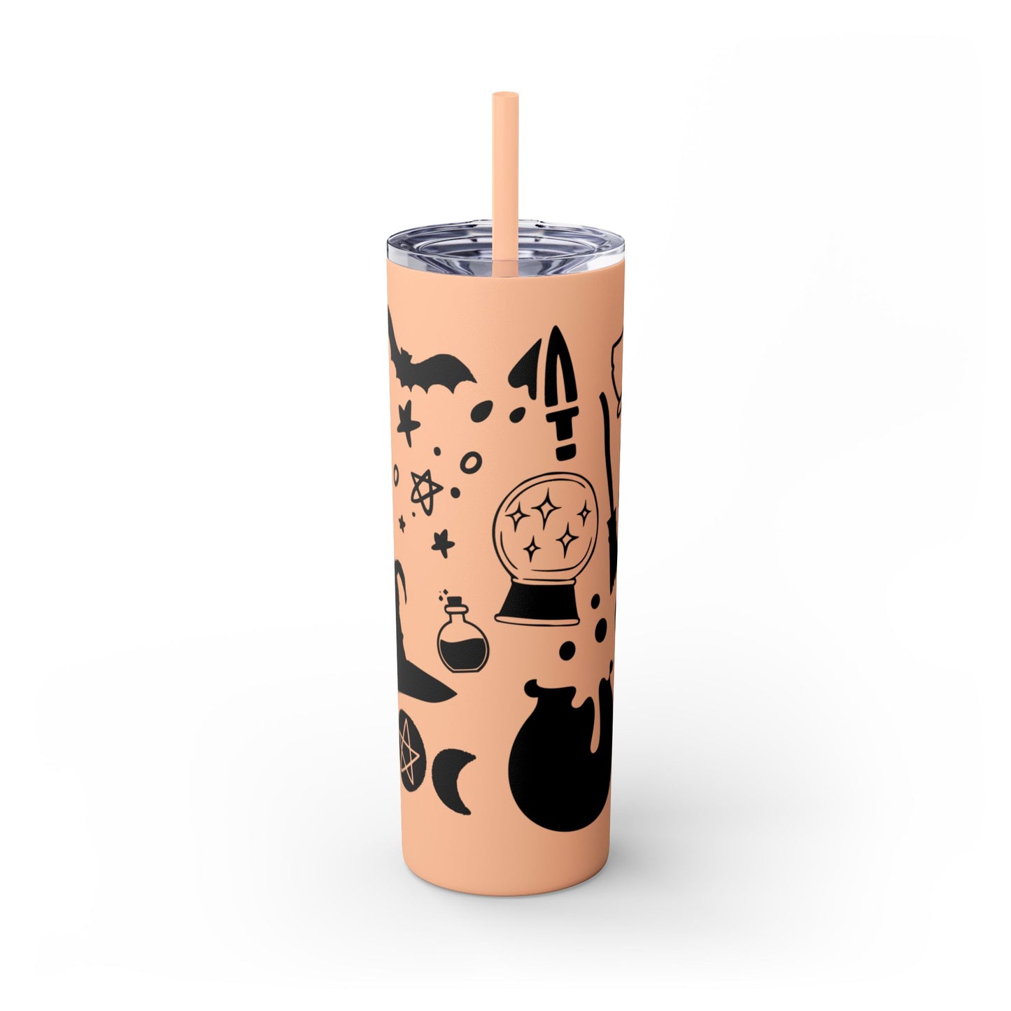 Skinny Tumbler with Straw, 20oz