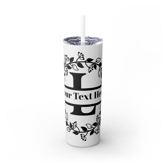 Skinny Tumbler with Straw, 20oz
