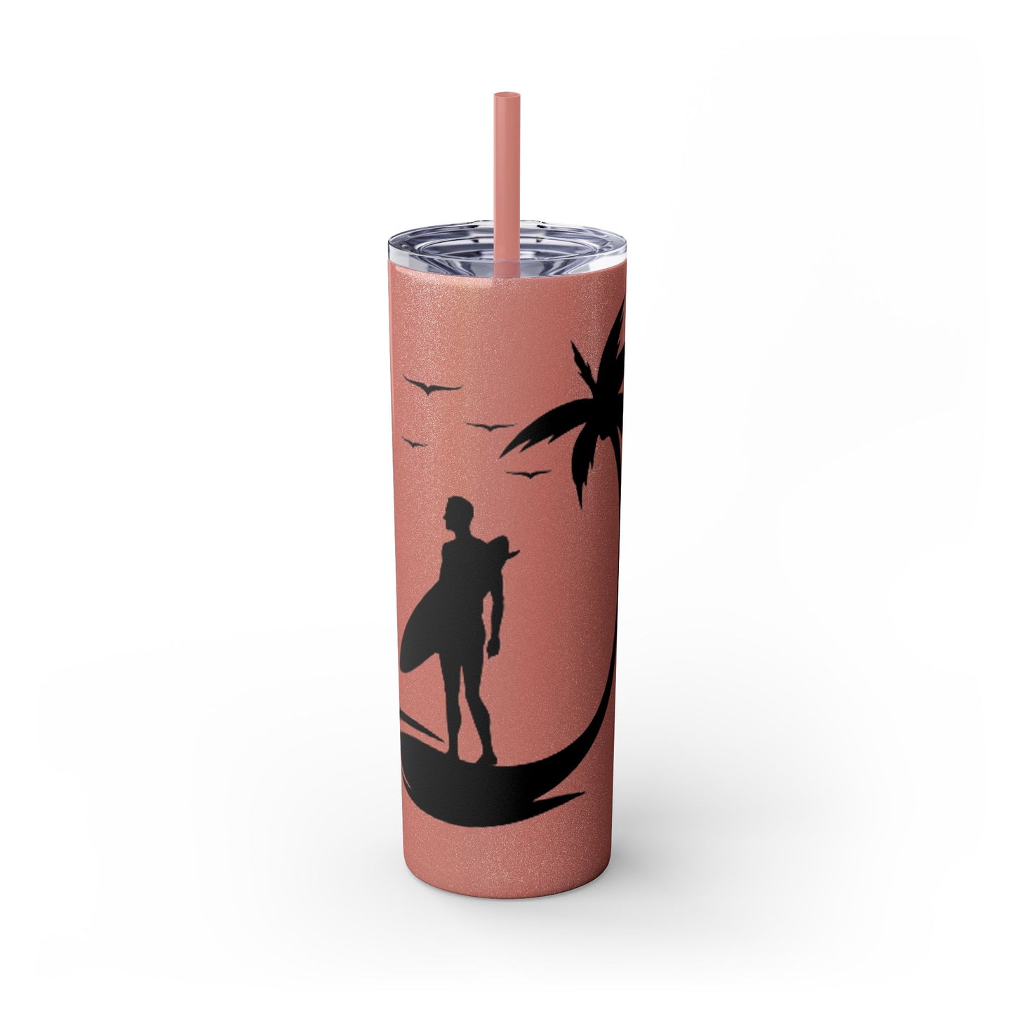 Skinny Tumbler with Straw, 20oz