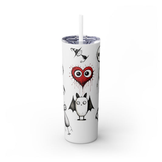 Skinny Tumbler with Straw, 20oz
