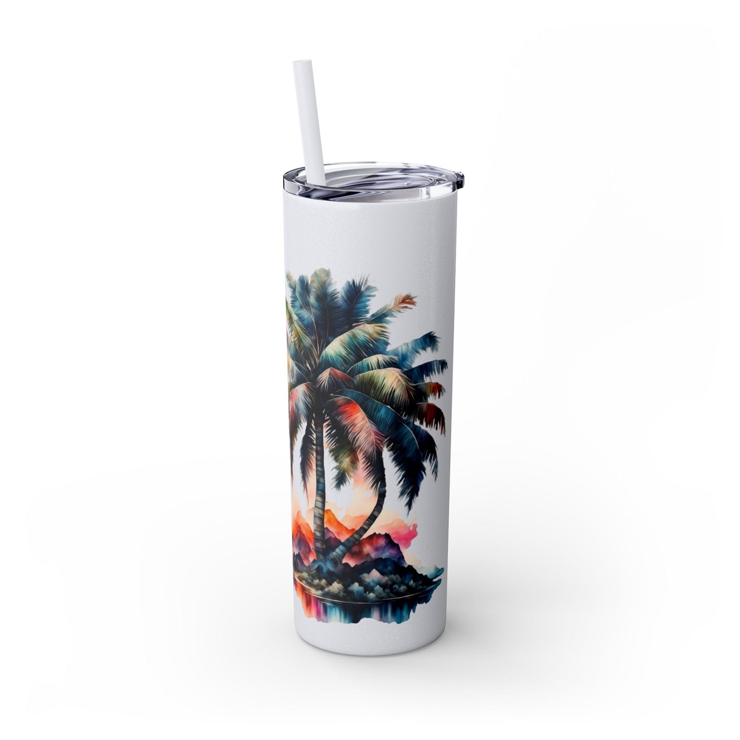 Skinny Tumbler with Straw, 20oz