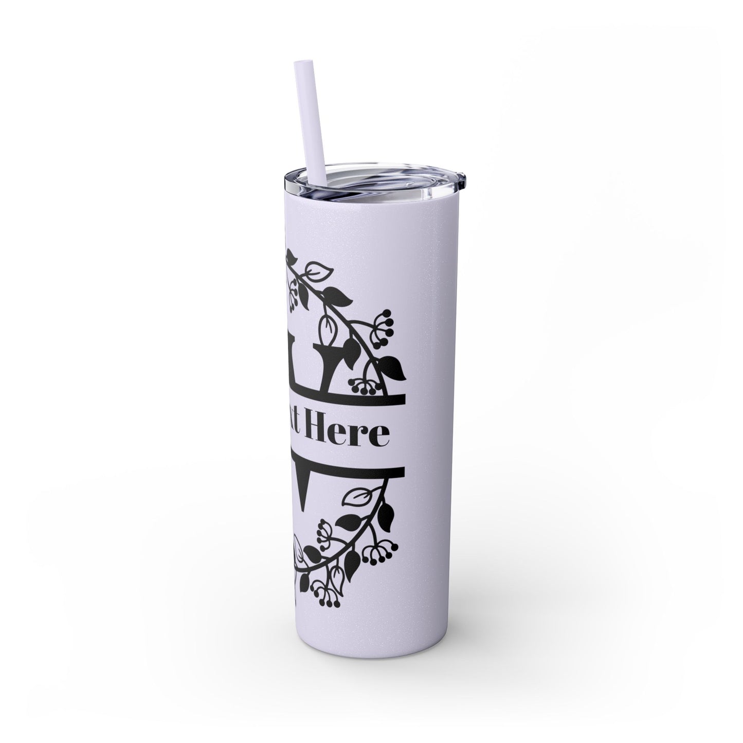 Skinny Tumbler with Straw, 20oz