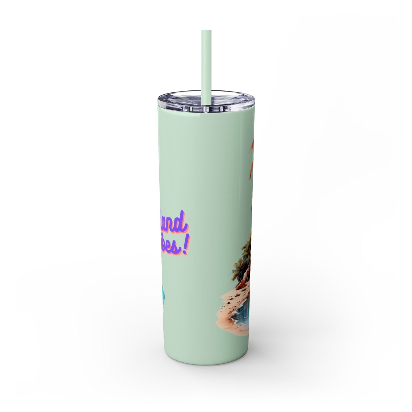 Skinny Tumbler with Straw, 20oz