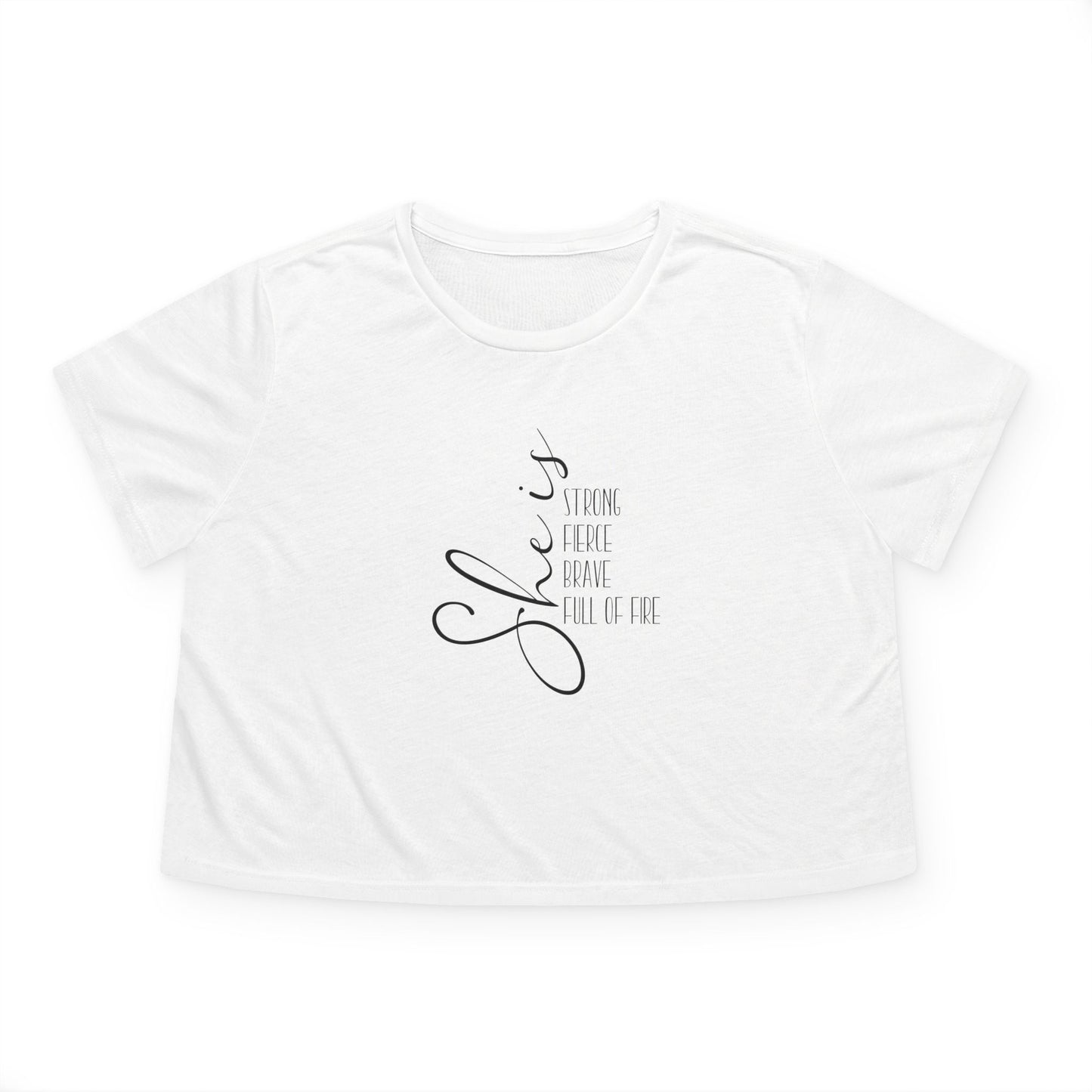 Women's Flowy Cropped Tee