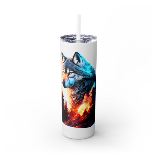 Skinny Tumbler with Straw, 20oz