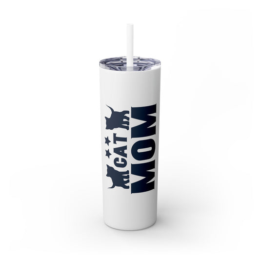 Skinny Tumbler with Straw, 20oz