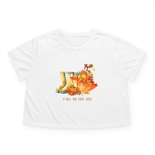 Women's Flowy Cropped Tee