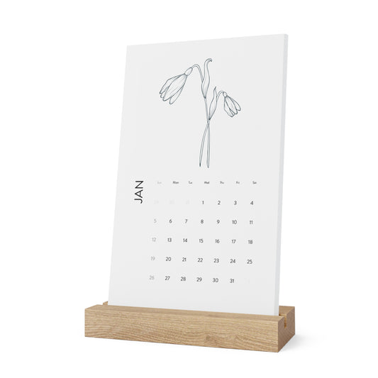 Vertical Desk Calendar (2024)