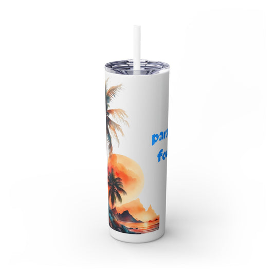 Skinny Tumbler with Straw, 20oz