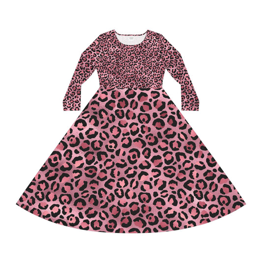 Women's Long Sleeve Dance Dress (AOP)