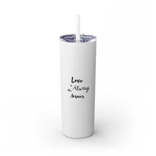 Skinny Tumbler with Straw, 20oz
