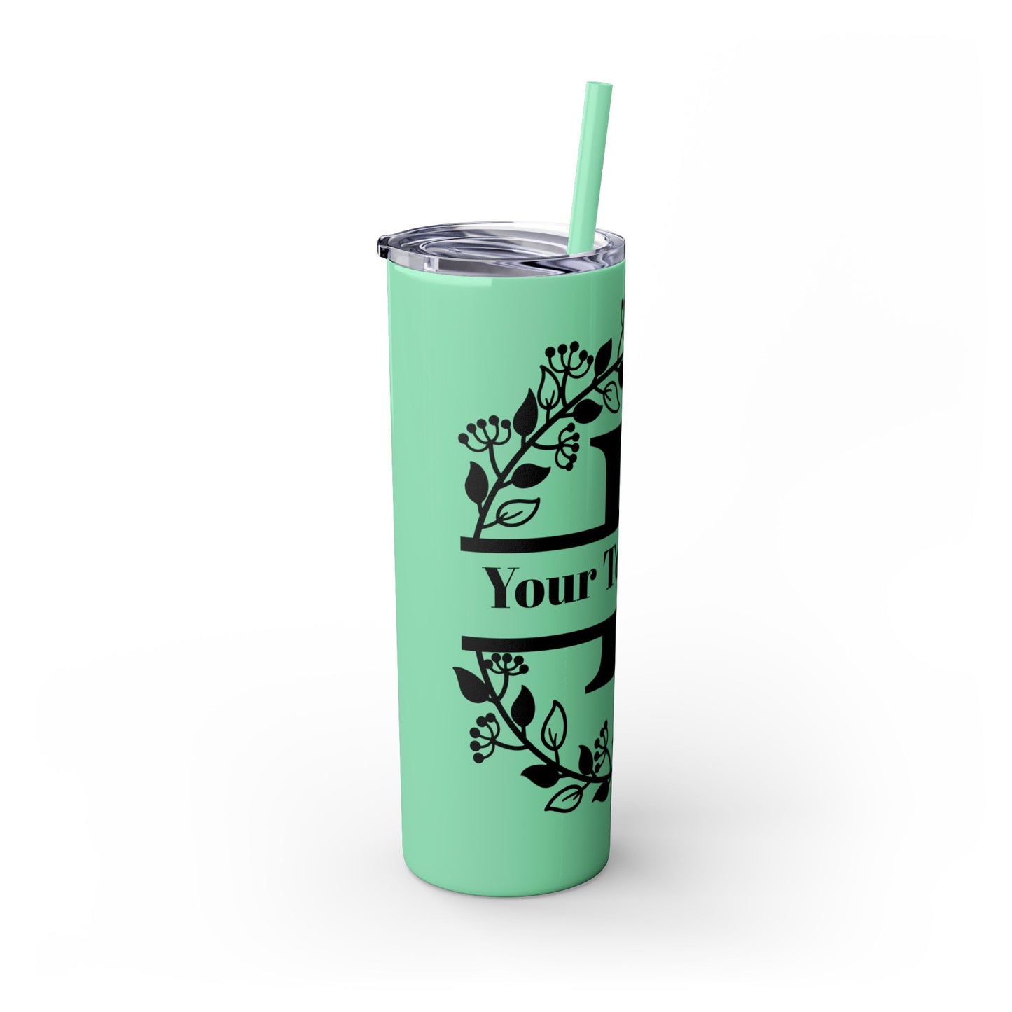 Skinny Tumbler with Straw, 20oz