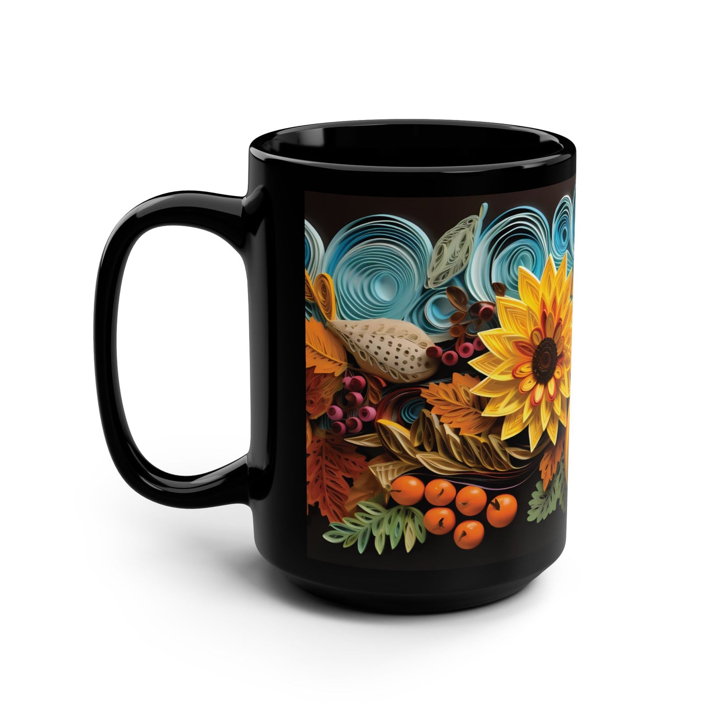 Black Mug, 15oz