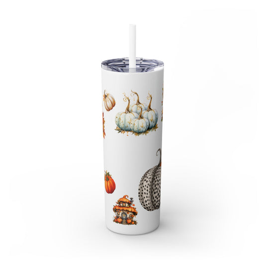 Skinny Tumbler with Straw, 20oz