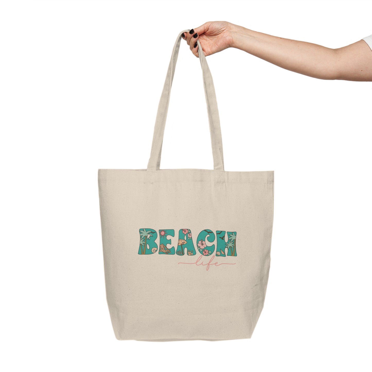 Canvas Shopping Tote