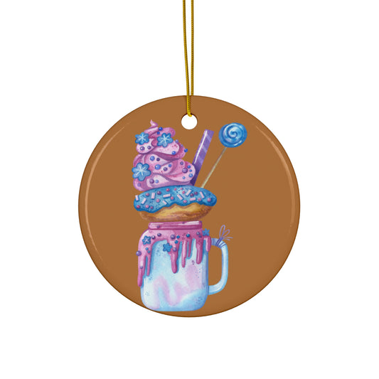 Ceramic Ornament, 4 Shapes