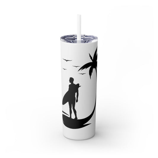 Skinny Tumbler with Straw, 20oz