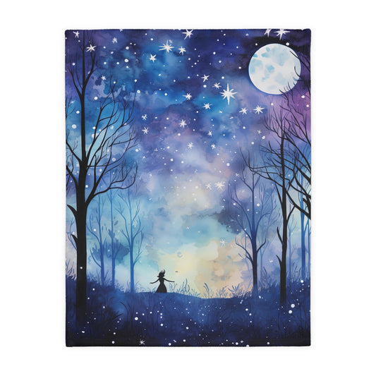 Velveteen Minky Blanket (Two-sided print)