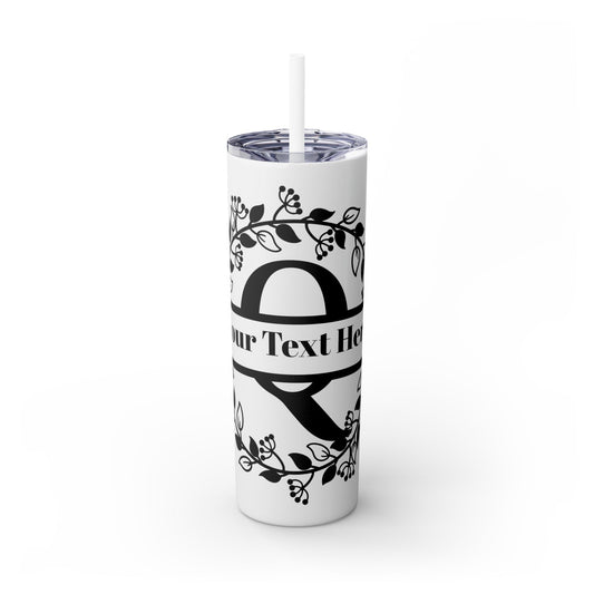 Skinny Tumbler with Straw, 20oz