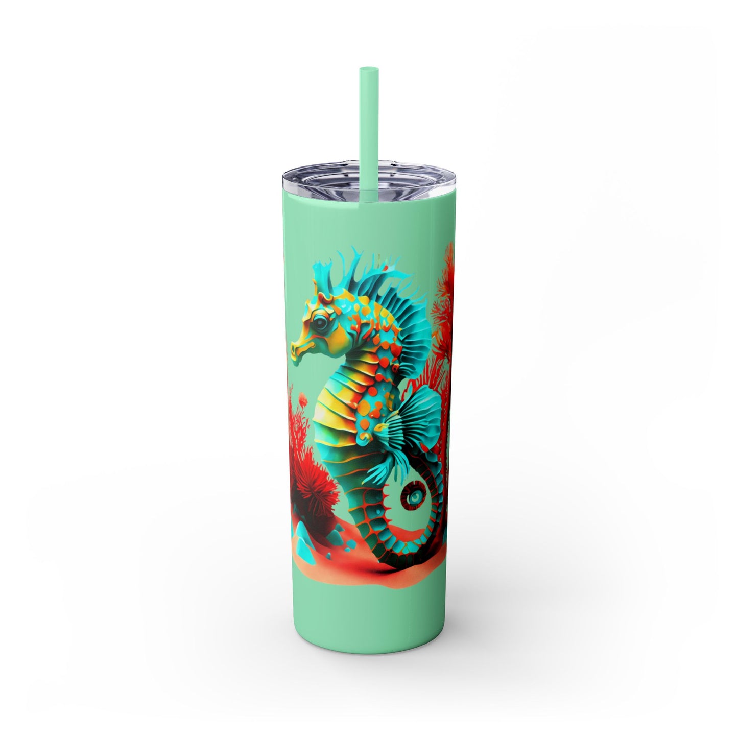 Skinny Tumbler with Straw, 20oz