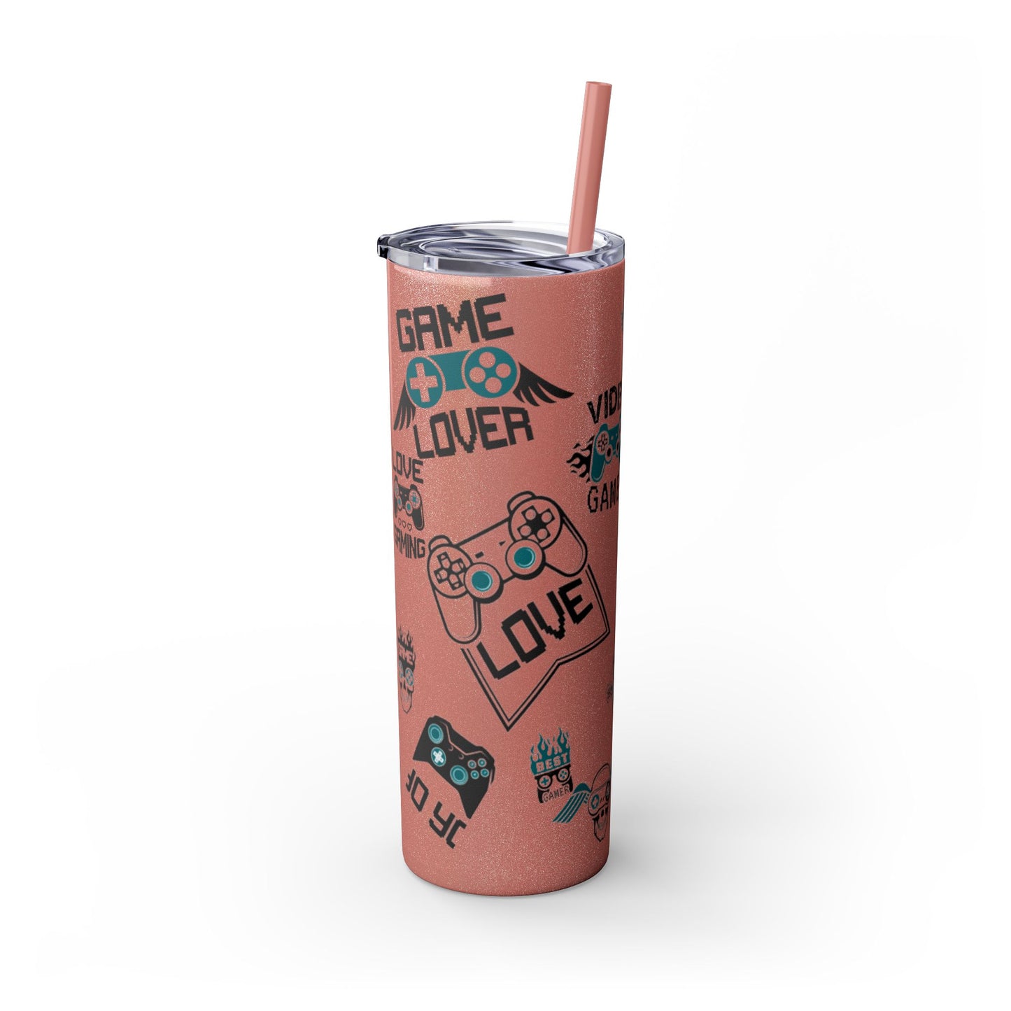 Skinny Tumbler with Straw, 20oz