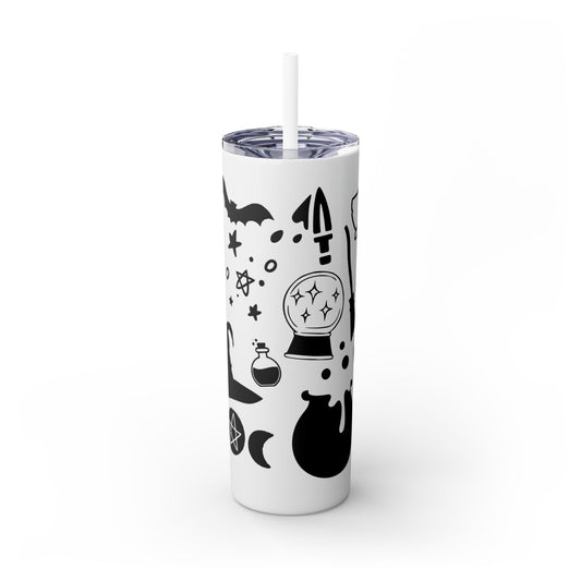 Skinny Tumbler with Straw, 20oz