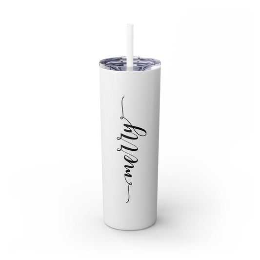 Skinny Tumbler with Straw, 20oz