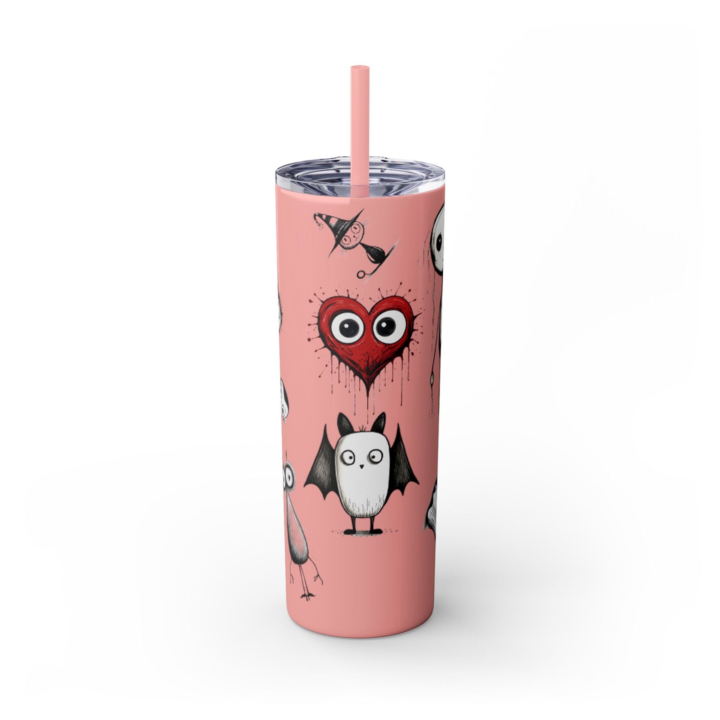 Skinny Tumbler with Straw, 20oz