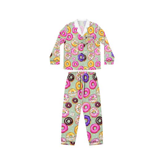 Women's Satin Pajamas (AOP)