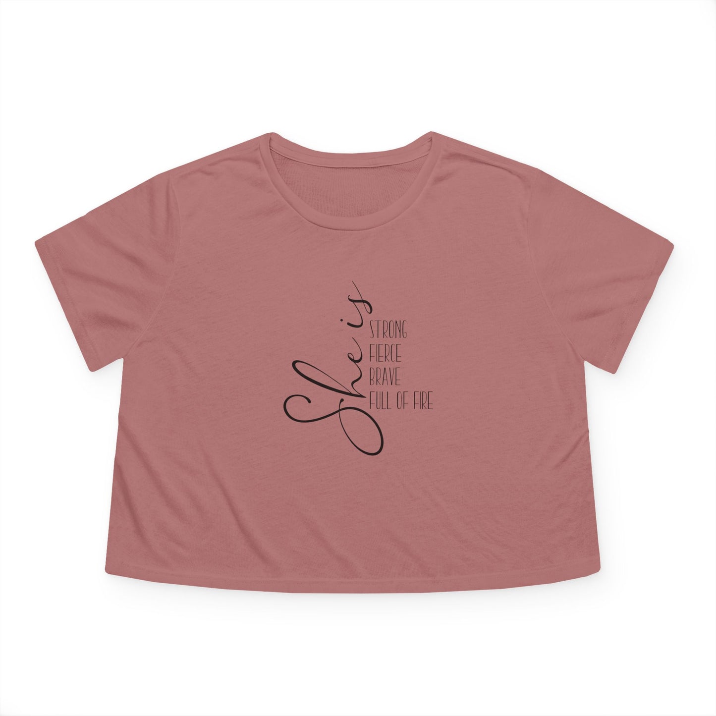 Women's Flowy Cropped Tee