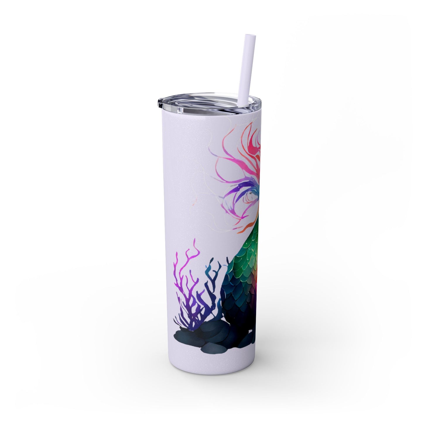 Skinny Tumbler with Straw, 20oz
